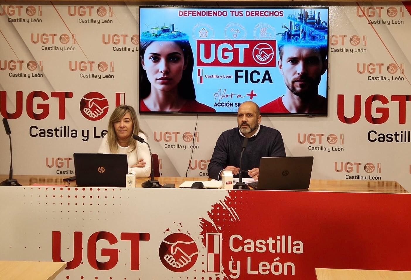 La secretaria general de la Federación de IndustriaConstrucción y Agro de UGT CyL, Sandra Vega, comparece con el secretario deAcción Sindical y Coordinador Sectorial de UGT FICA CyL., Gorka López, paraanalizar la situación de la negociación colectiva y conflictos en el ámbito de laFederación y los retos industriales provinciales y autonómicos para el 2026.