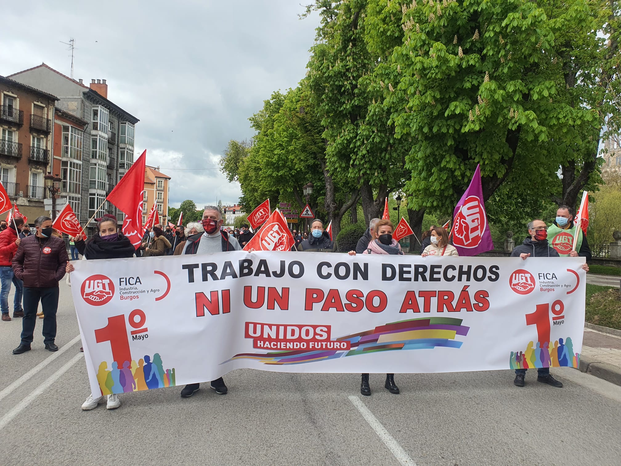 Primero de Mayo: la voz de los trabajadores castellano y leoneses llena las calles