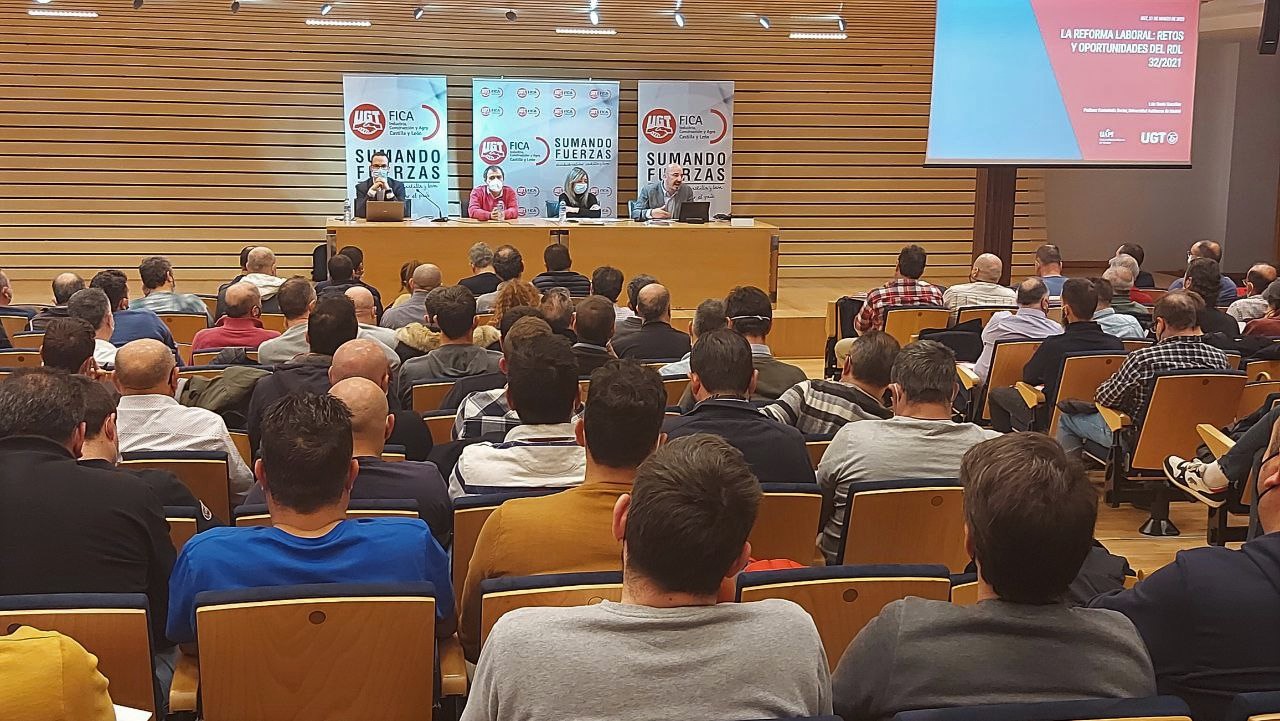 UGT FICA CyL organiza una jornada en la que analiza el impacto de la reforma laboral en la industria de Castilla y León